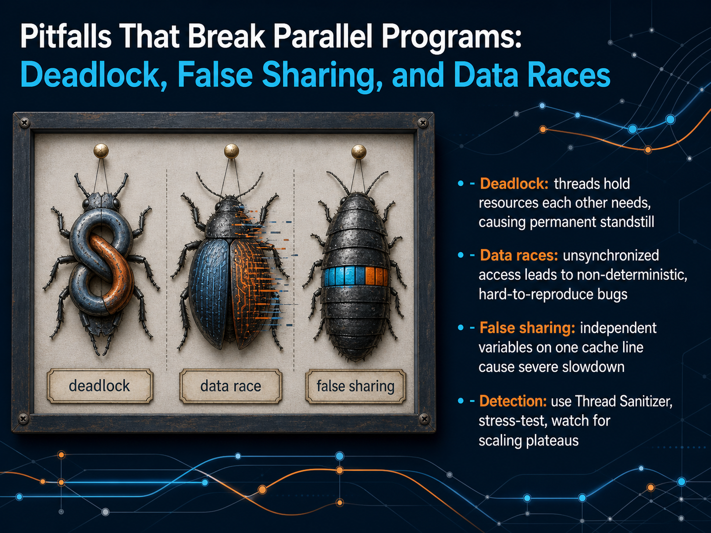 Pitfalls That Break Parallel Programs: Deadlock, False Sharing, and Data Races
