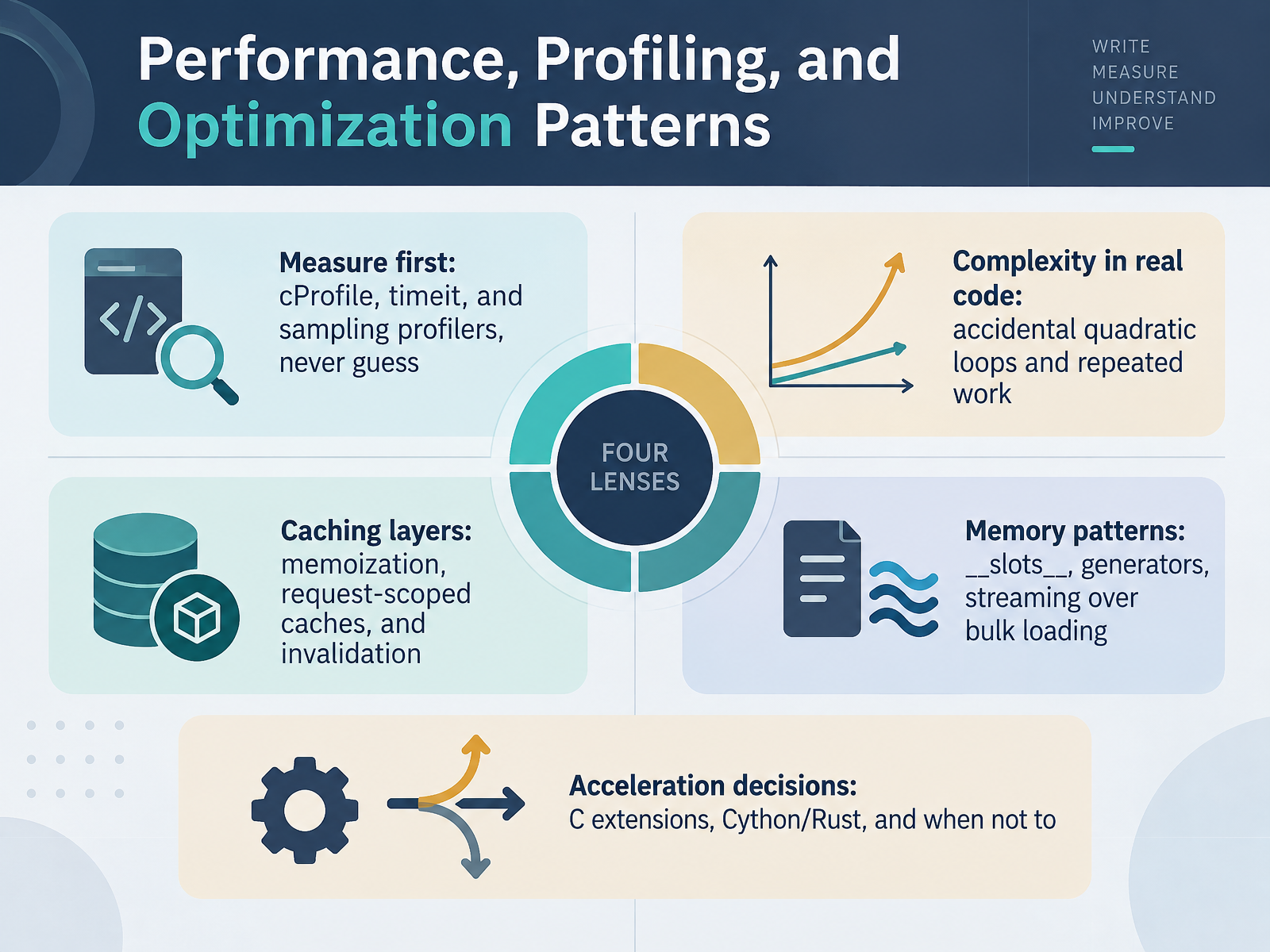 Performance, Profiling, and Optimization Patterns