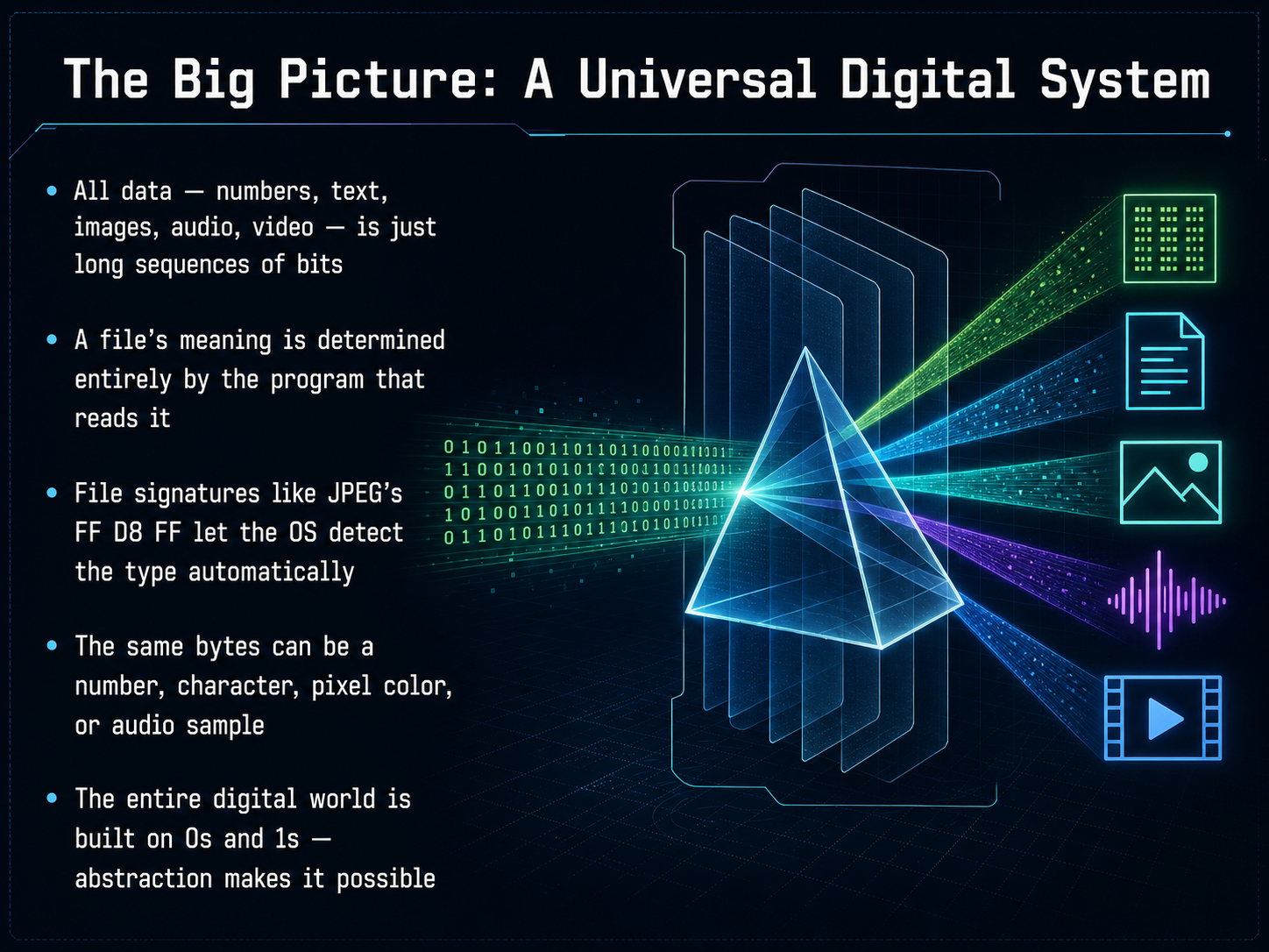 The Big Picture: A Universal Digital System