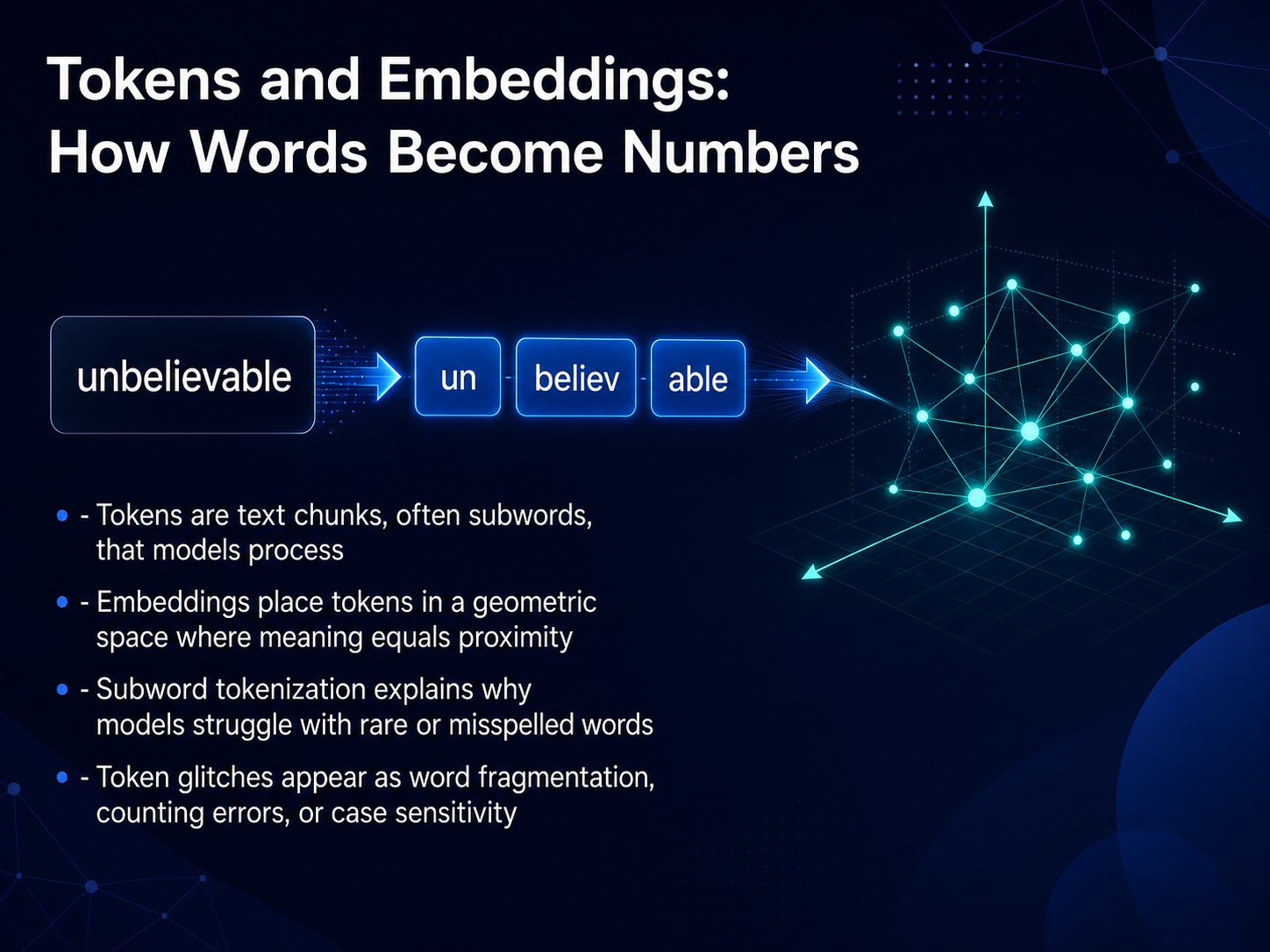 Tokens and Embeddings: How Words Become Numbers