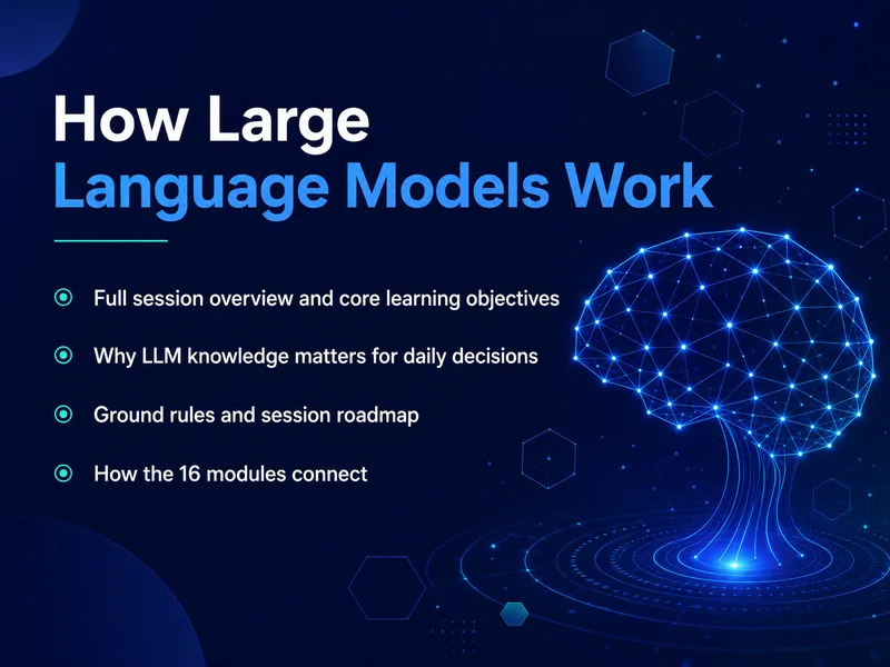 How Large Language Models Work — digital-human course