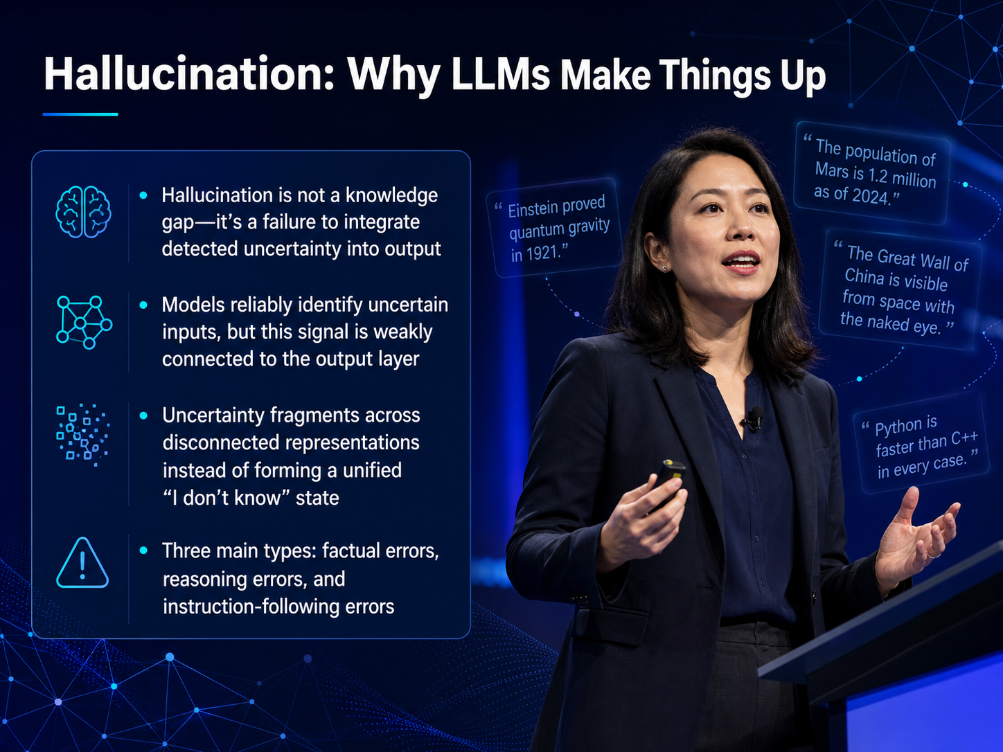 Hallucination: Why LLMs Make Things Up