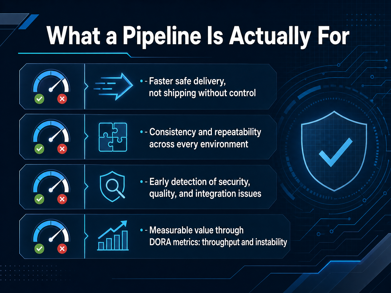 What a Pipeline Is Actually For