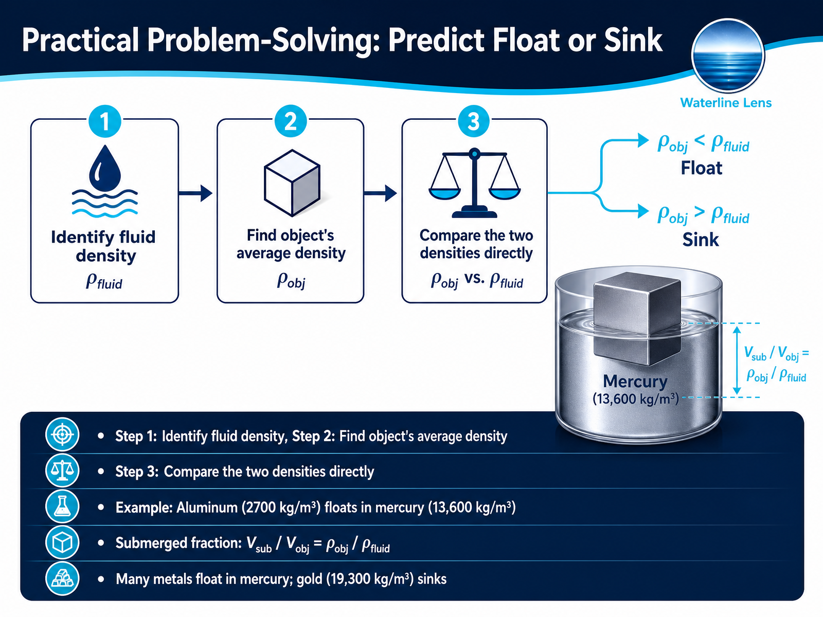 Practical Problem-Solving: Predict Float or Sink