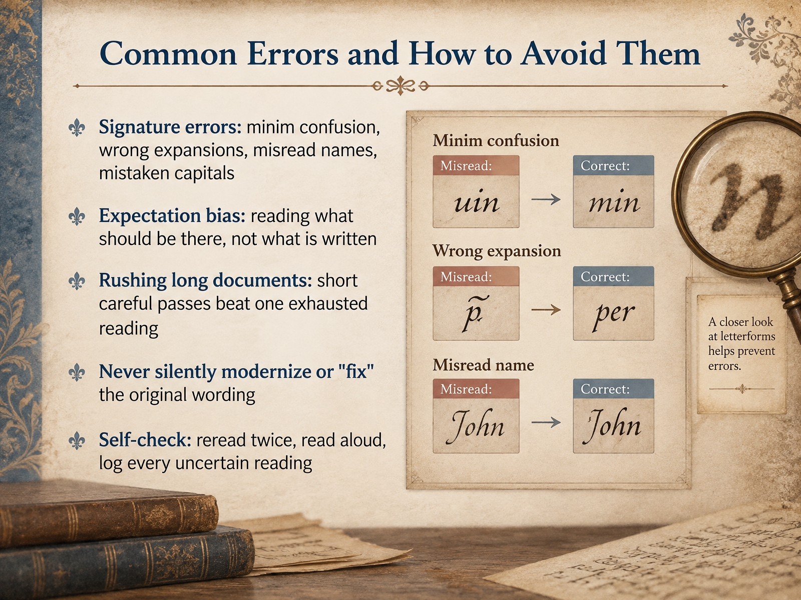 Common Errors and How to Avoid Them