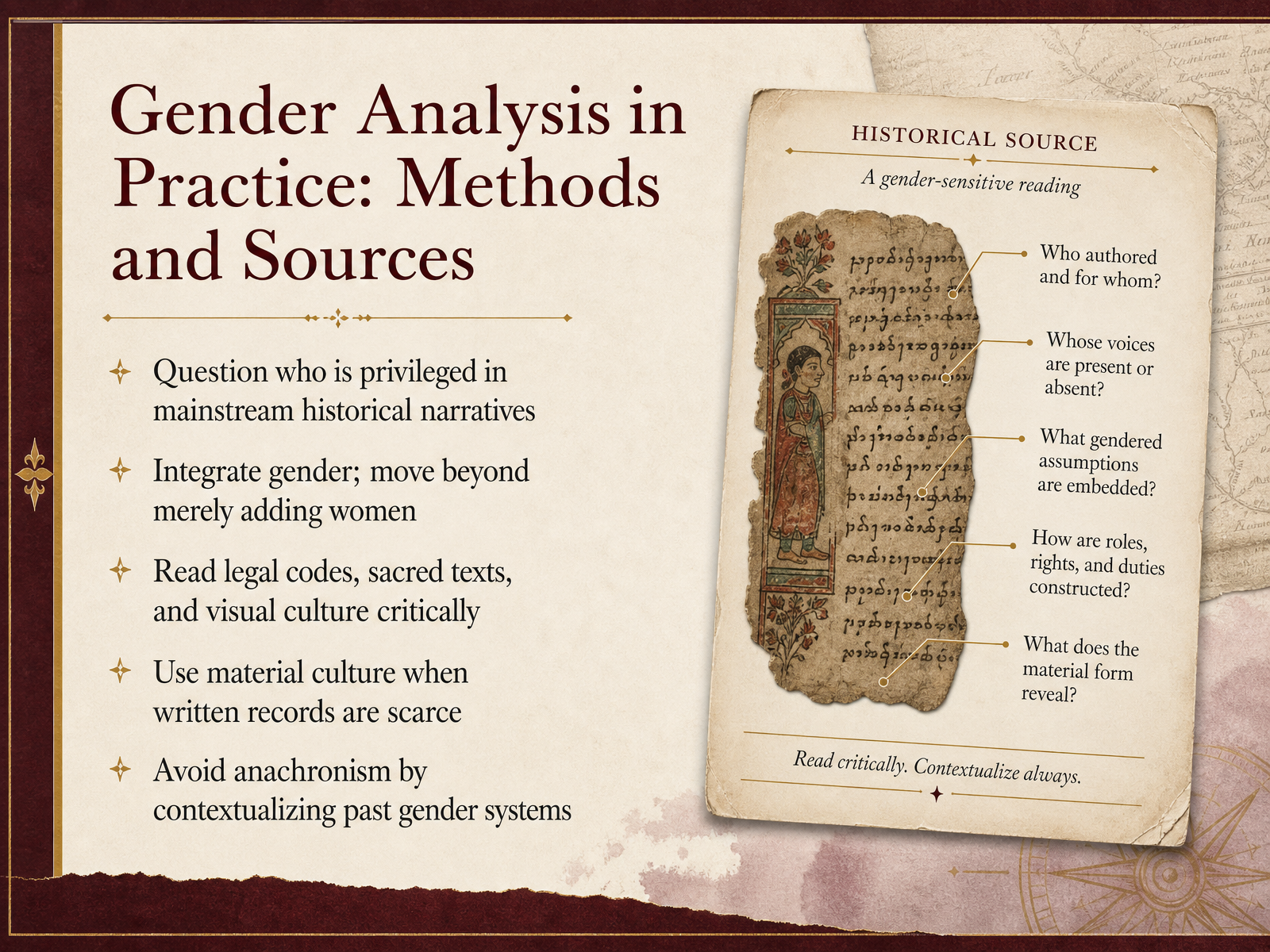 Gender Analysis in Practice: Methods and Sources