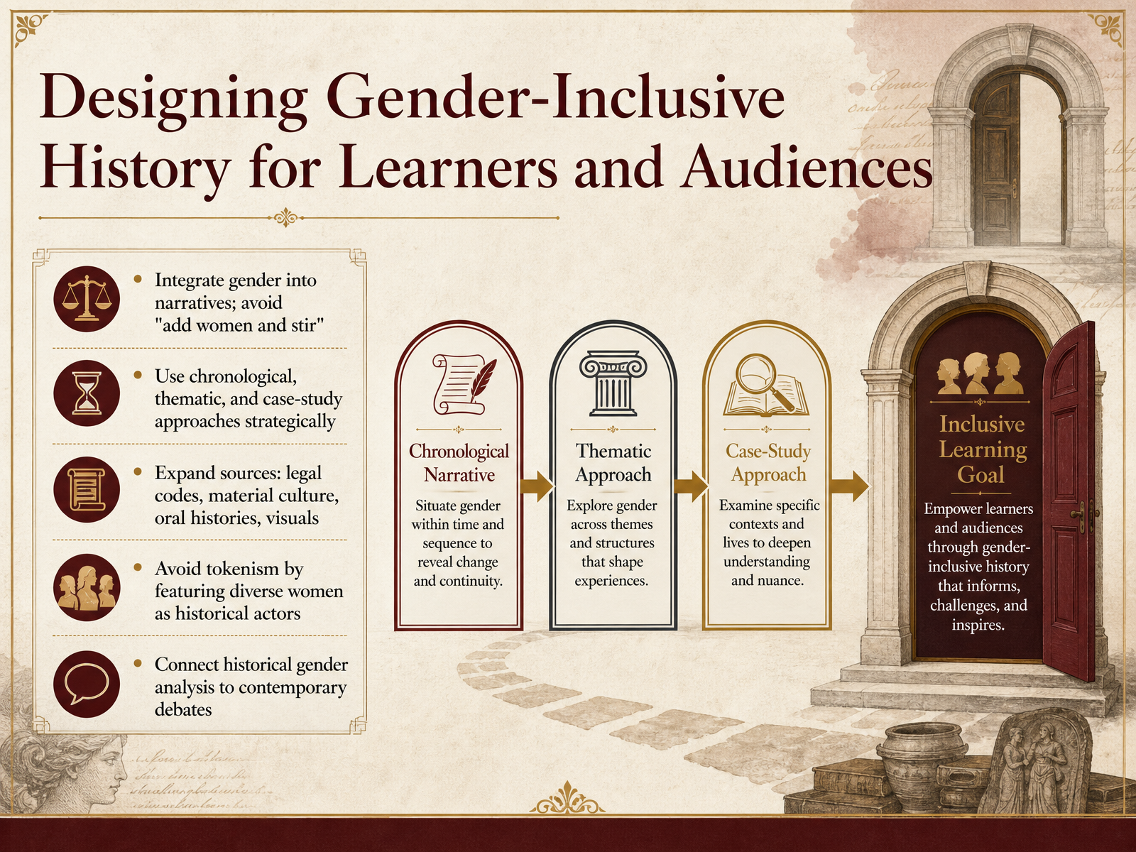 Designing Gender-Inclusive History for Learners and Audiences