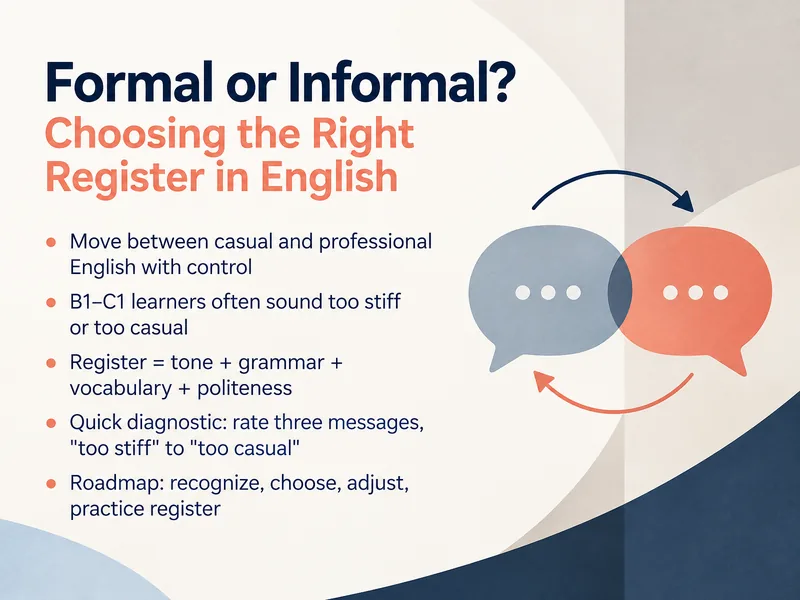 Choosing the Right English Register — digital-human course