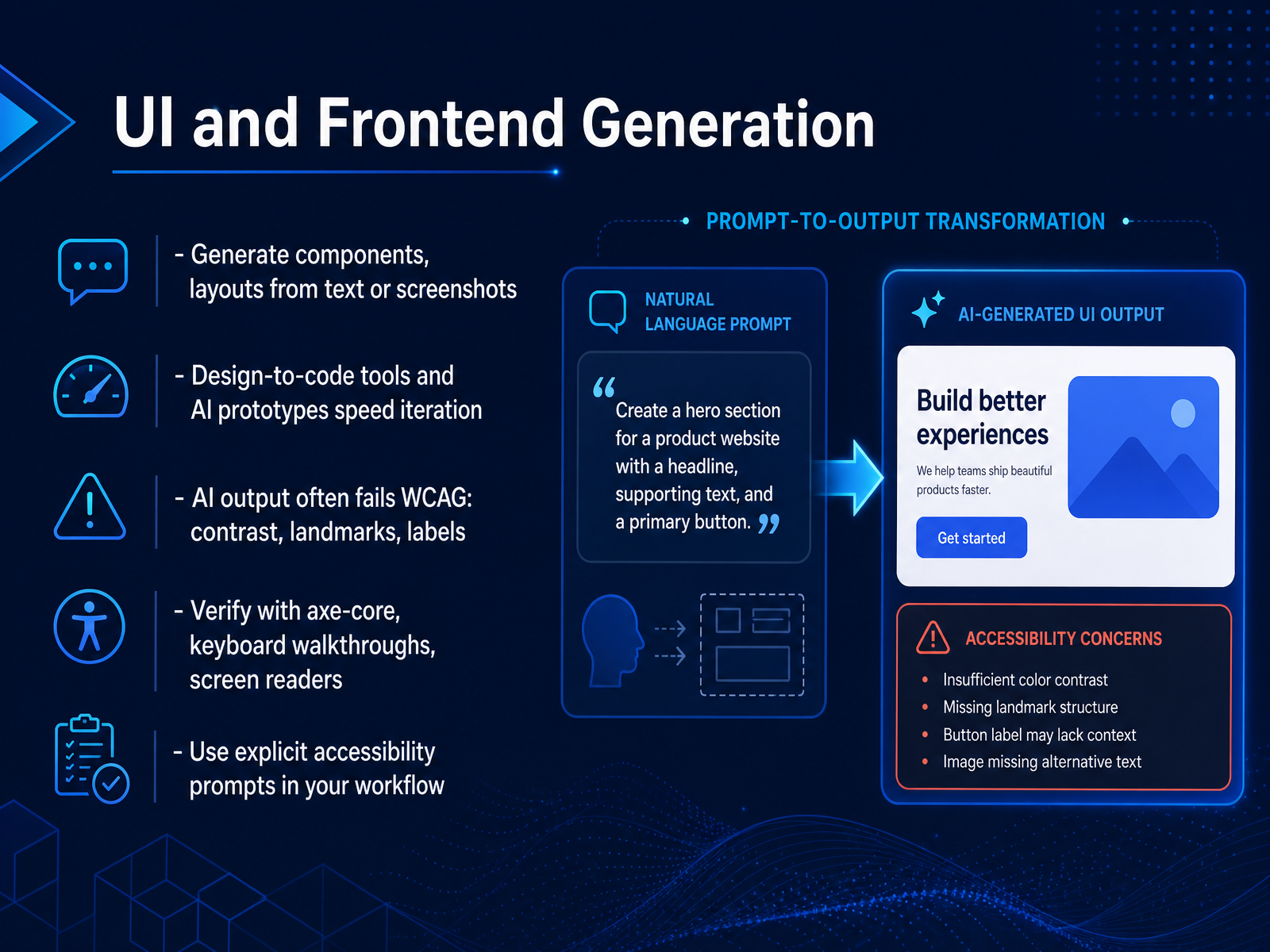 UI and Frontend Generation