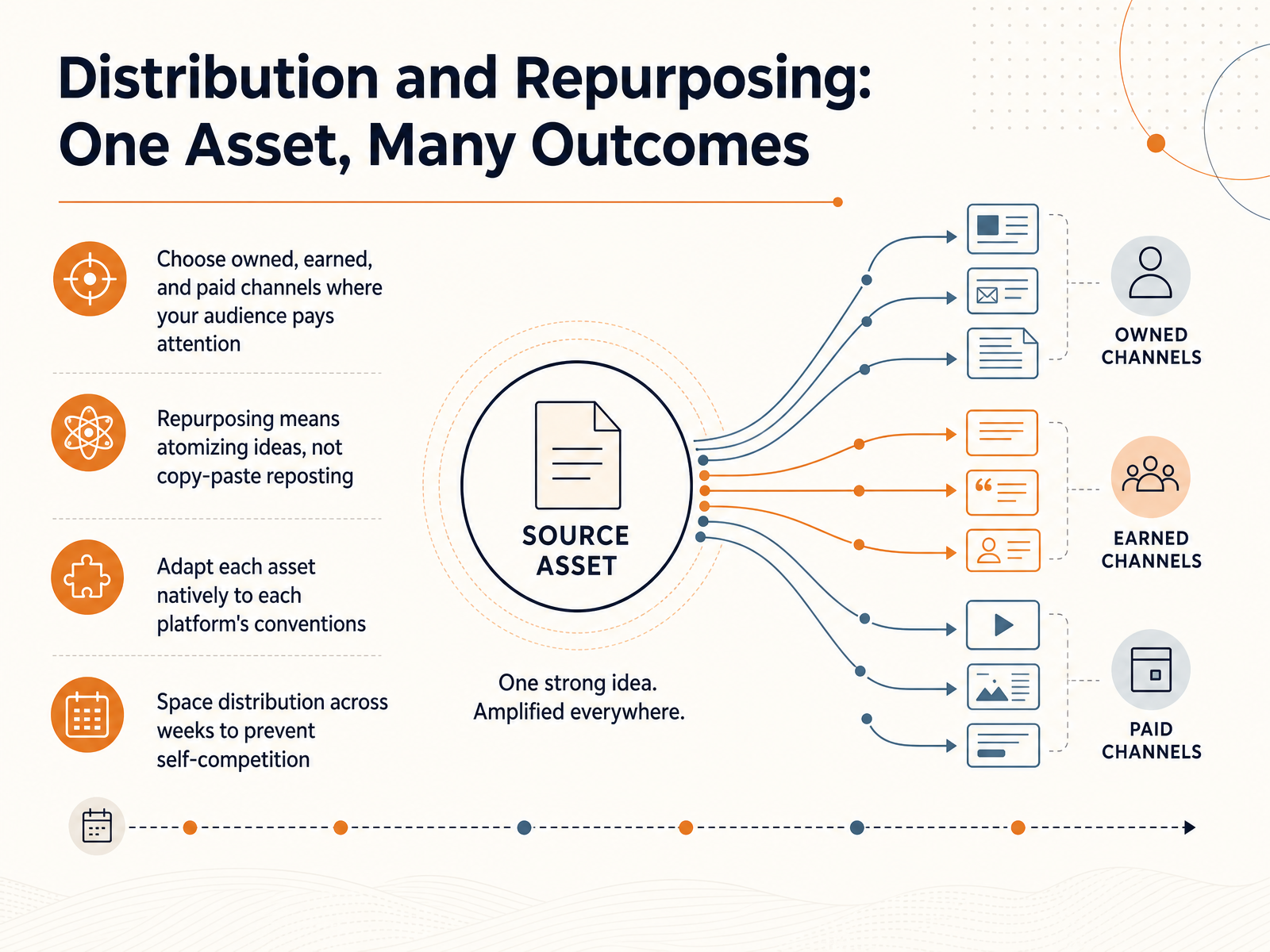 Distribution and Repurposing: One Asset, Many Outcomes