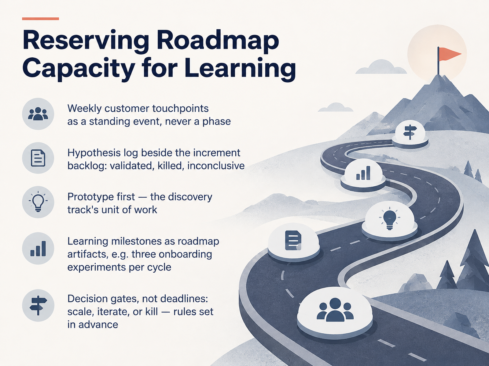 Reserving Roadmap Capacity for Learning