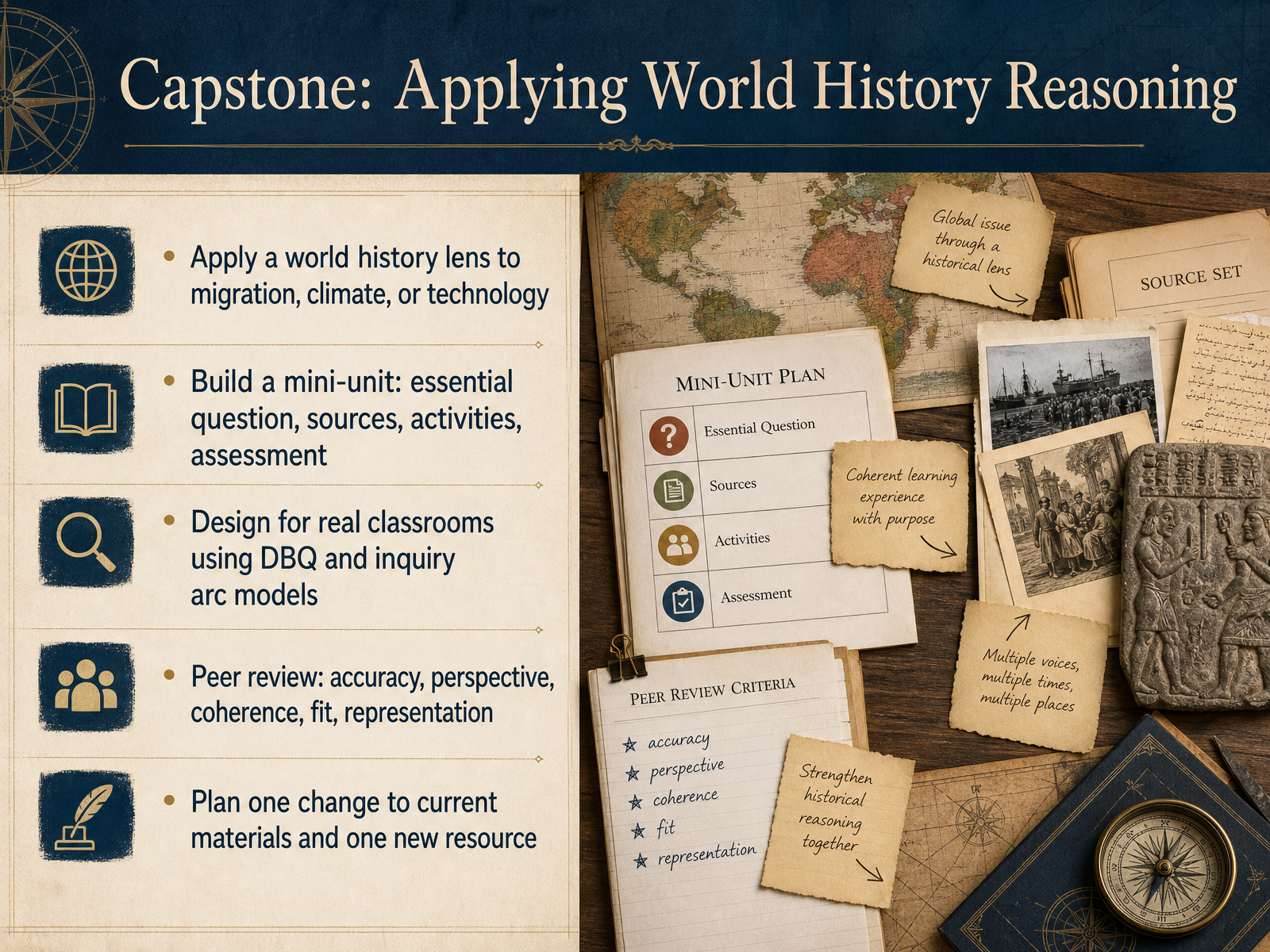 Capstone: Applying World History Reasoning