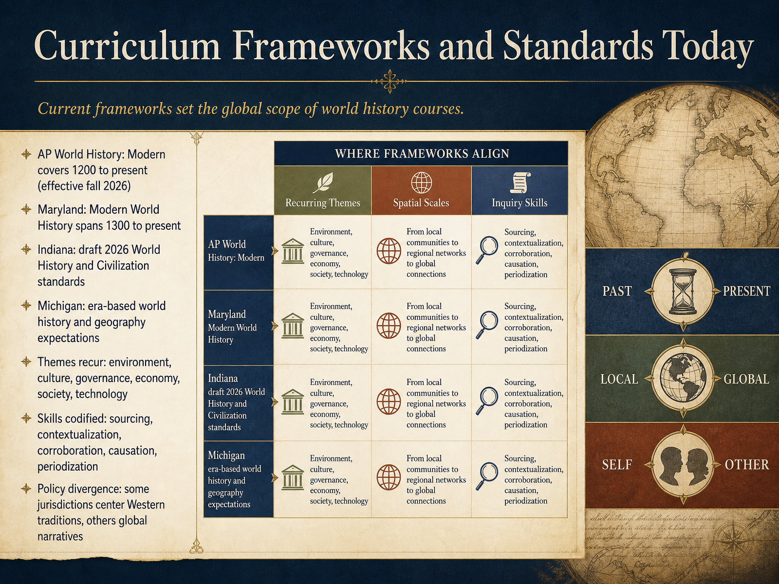 Curriculum Frameworks and Standards Today