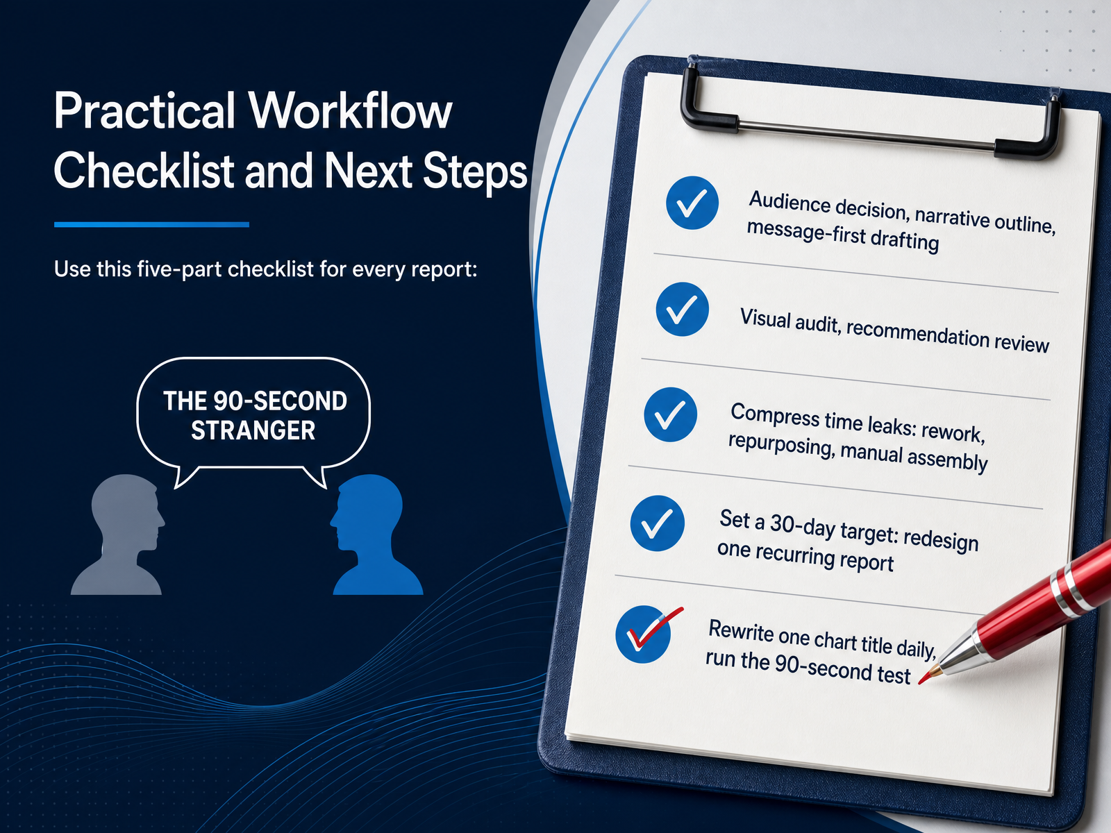 Practical Workflow Checklist and Next Steps