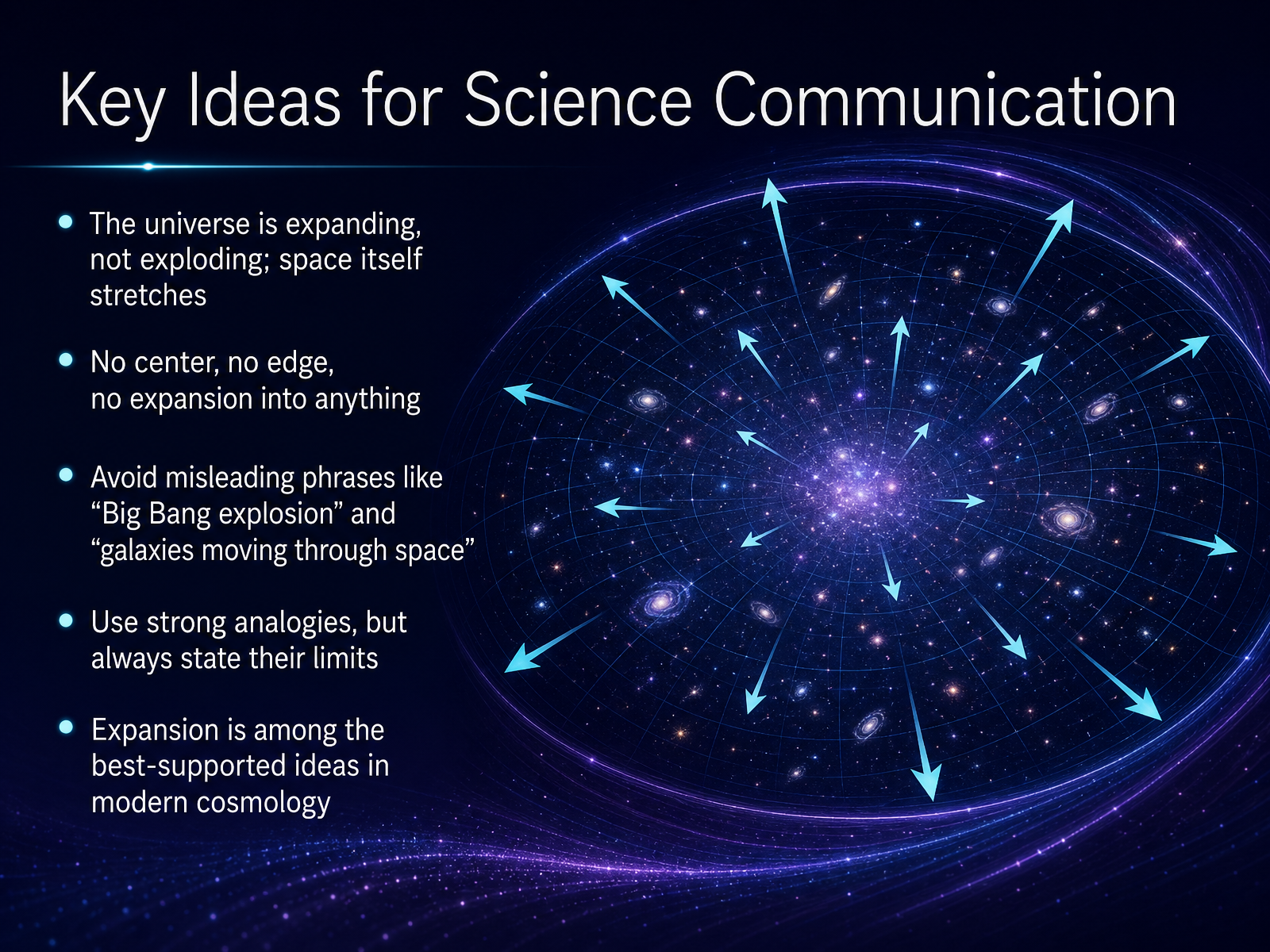 Key Ideas for Science Communication
