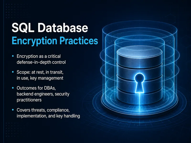 SQL Database Encryption Practices — digital-human course