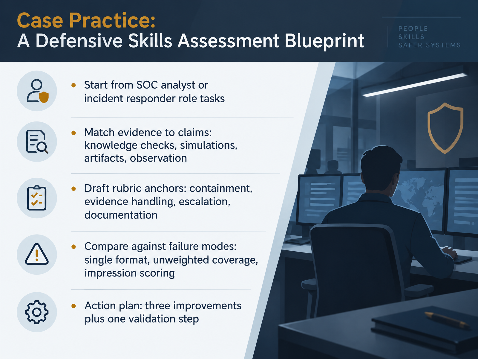 Case Practice: A Defensive Skills Assessment Blueprint