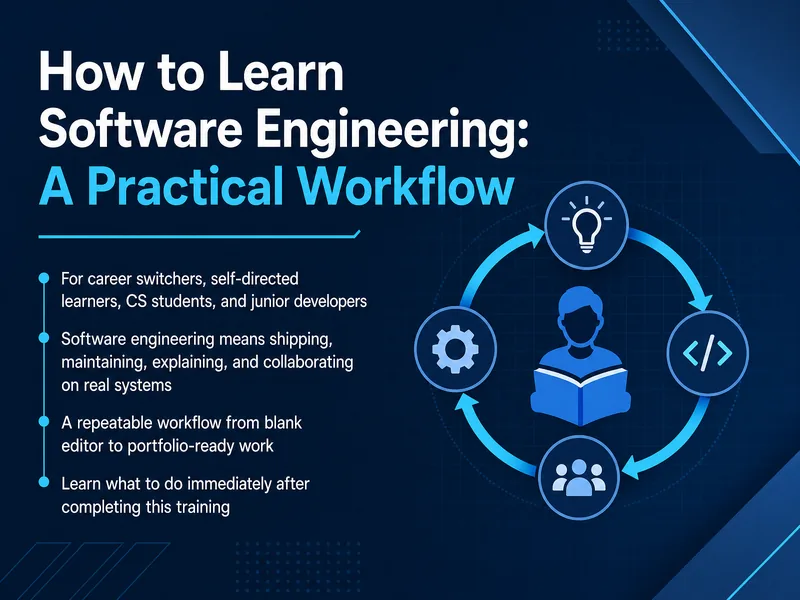 Software Engineering Learning Workflow — digital-human course
