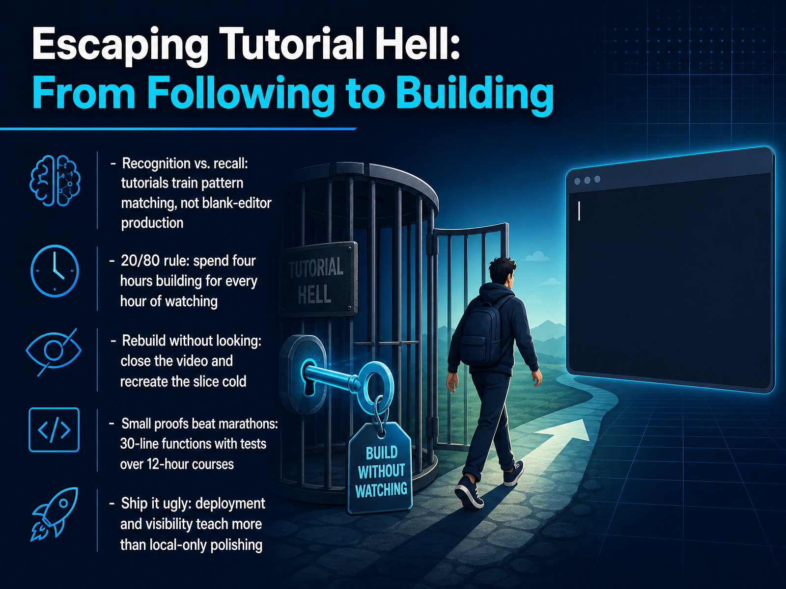 Escaping Tutorial Hell: From Following to Building