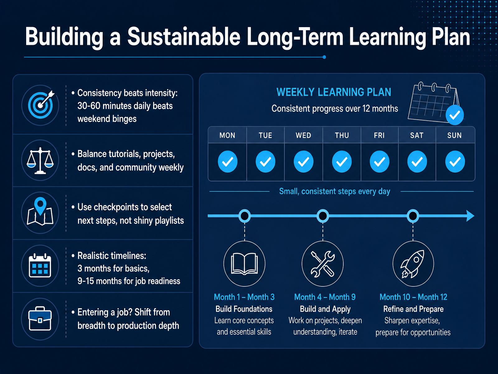 Building a Sustainable Long-Term Learning Plan