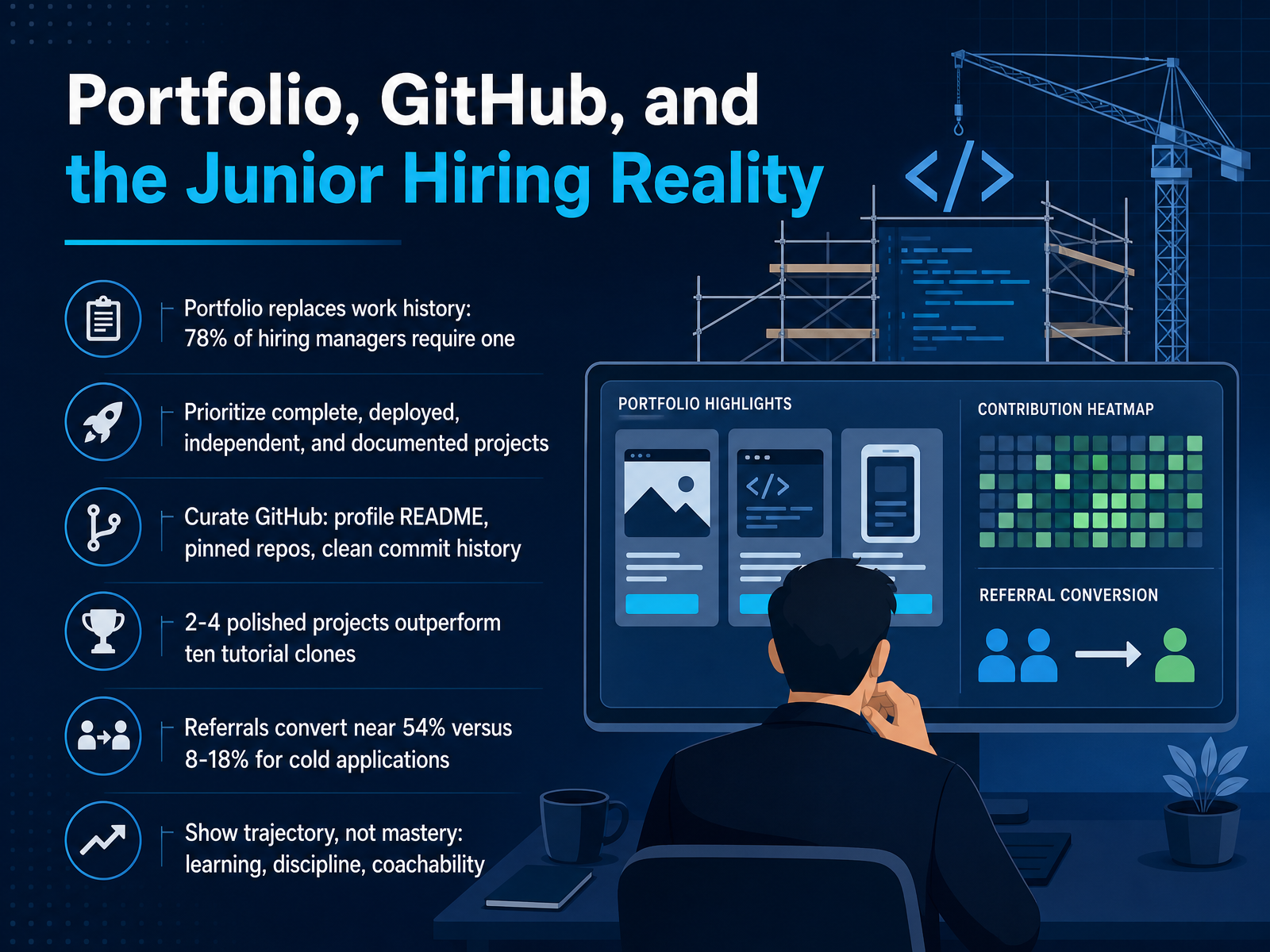 Portfolio, GitHub, and the Junior Hiring Reality