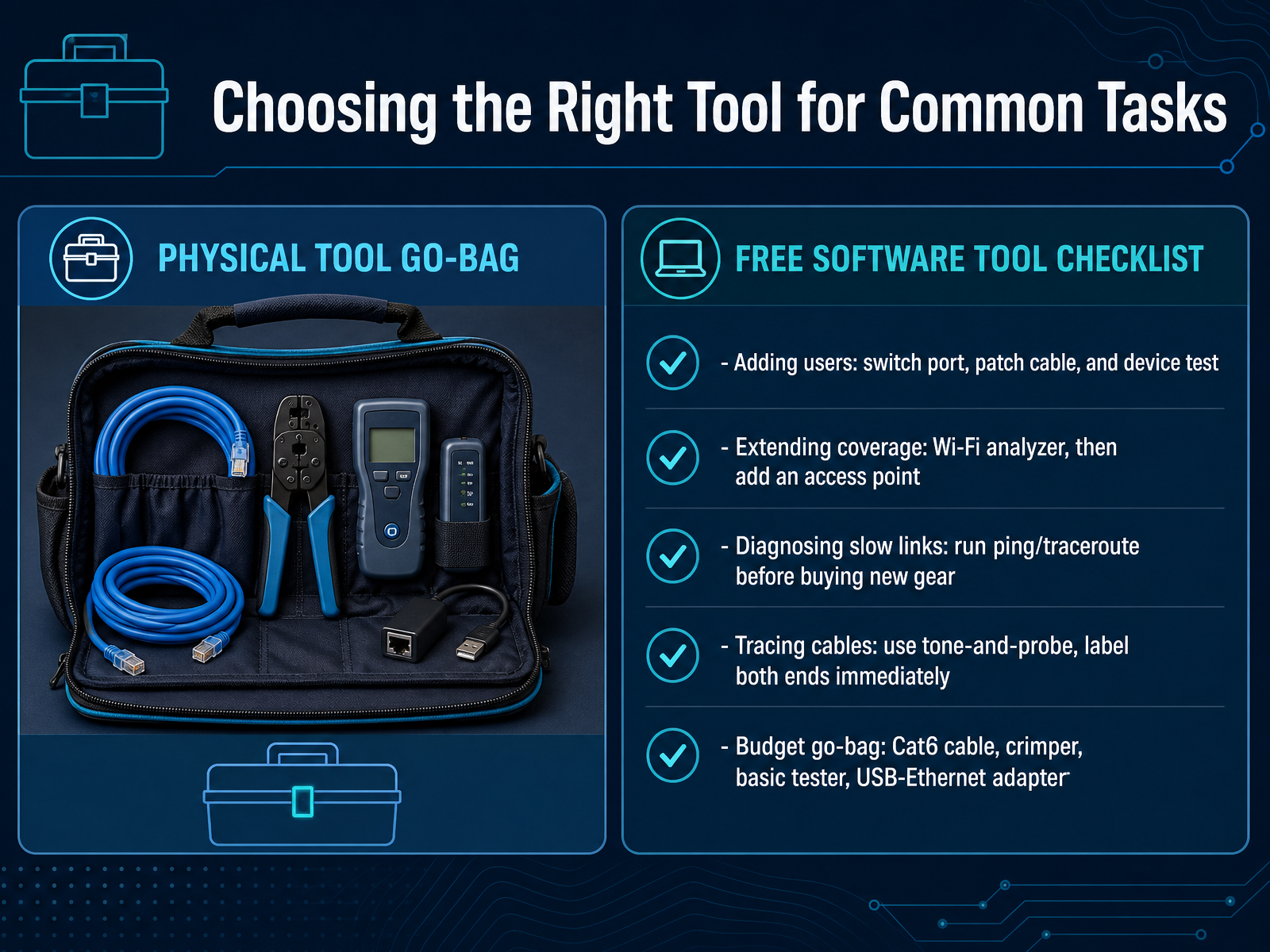 Choosing the Right Tool for Common Tasks