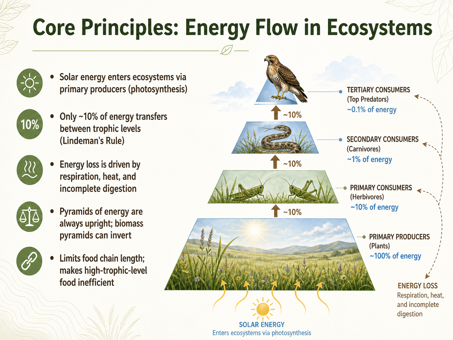 Core Principles: Energy Flow in Ecosystems