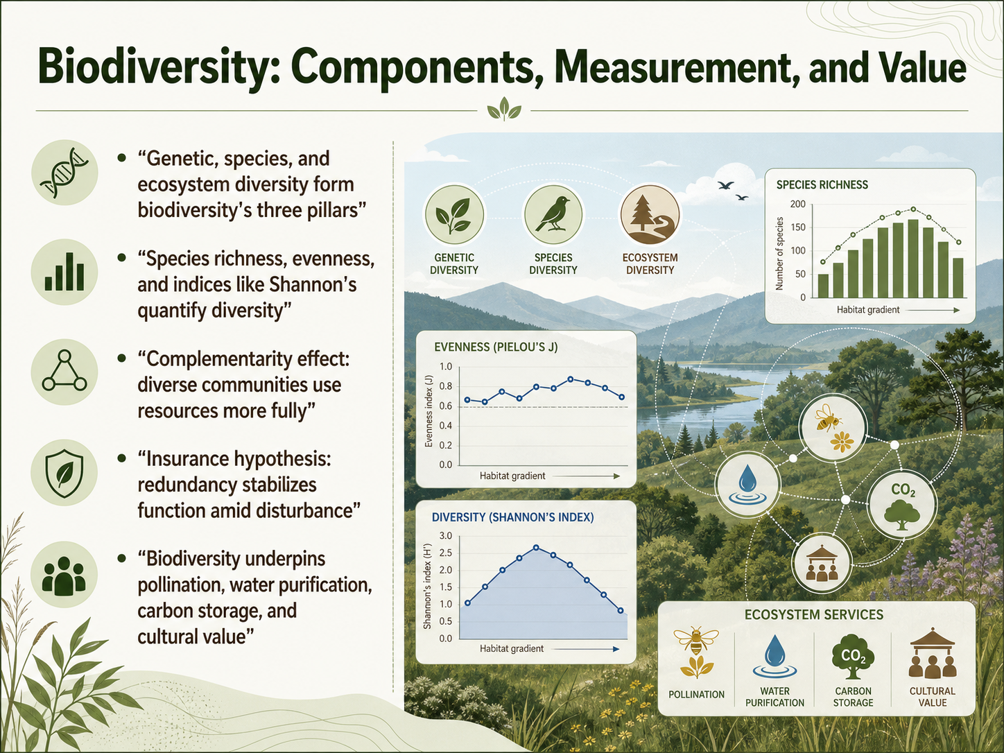 Biodiversity: Components, Measurement, and Value