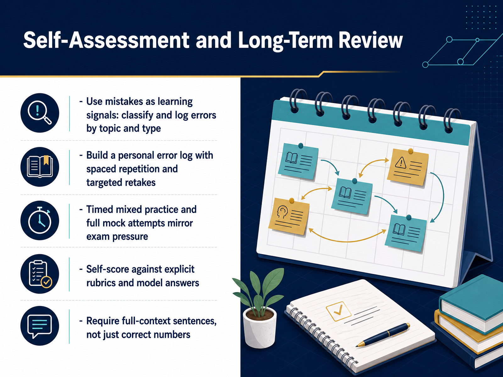 Self-Assessment and Long-Term Review