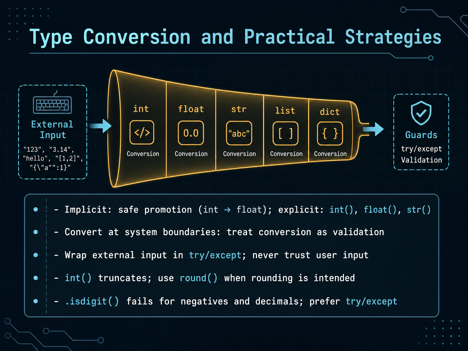 Type Conversion and Practical Strategies