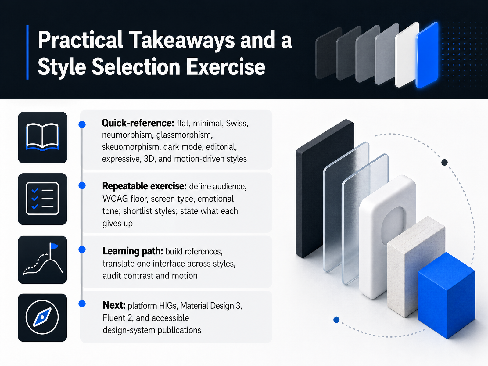 Practical Takeaways and a Style Selection Exercise