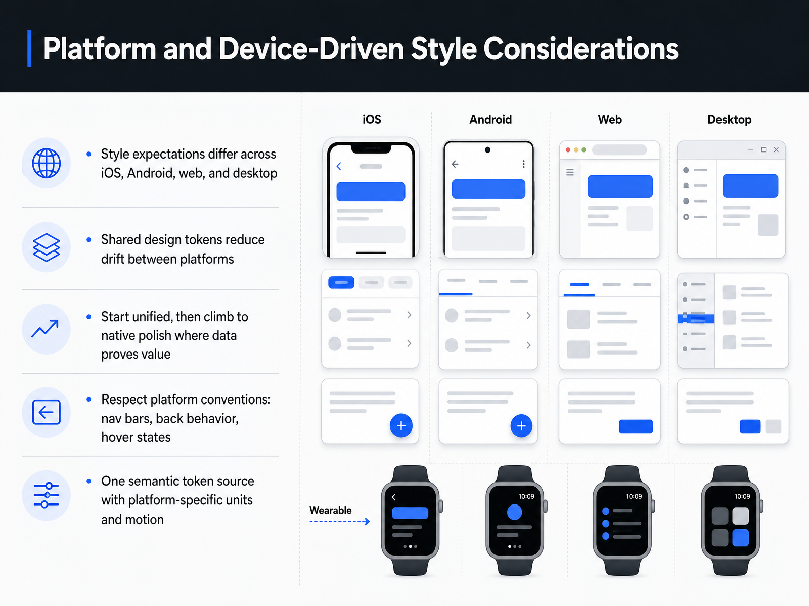 Platform and Device-Driven Style Considerations