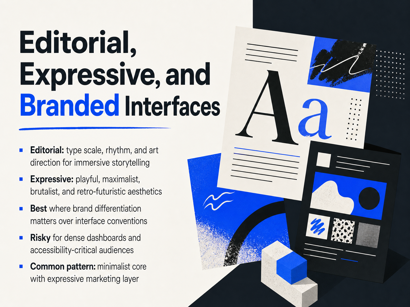 Editorial, Expressive, and Branded Interfaces