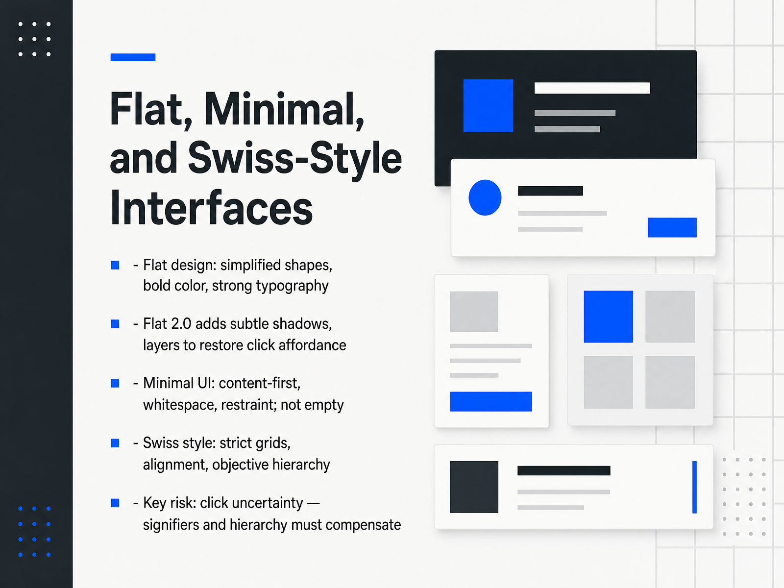 Flat, Minimal, and Swiss-Style Interfaces