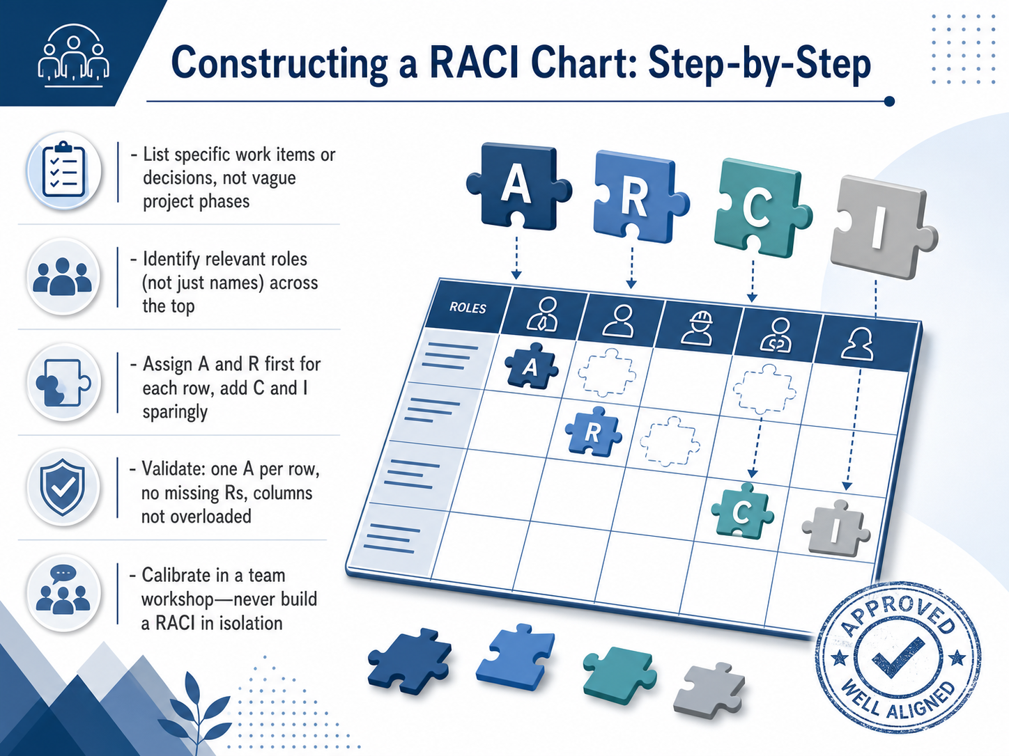 Constructing a RACI Chart: Step-by-Step
