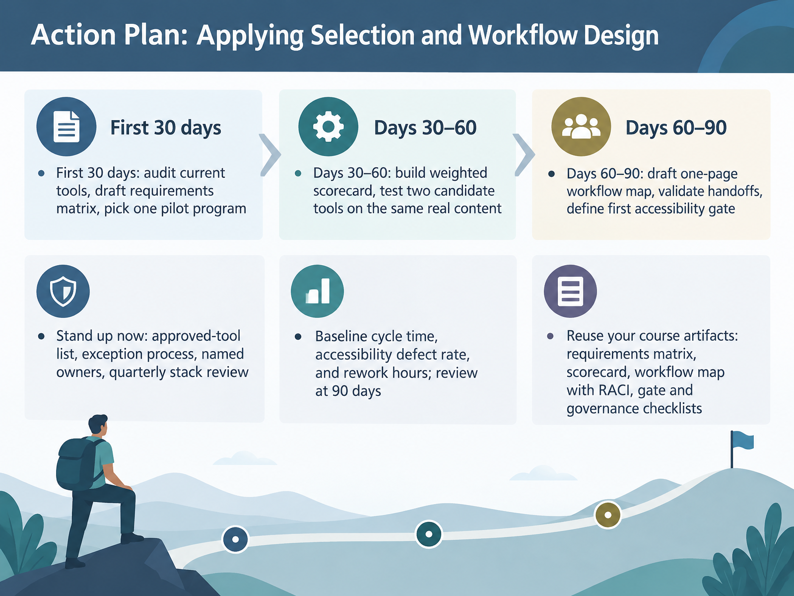 Action Plan: Applying Selection and Workflow Design