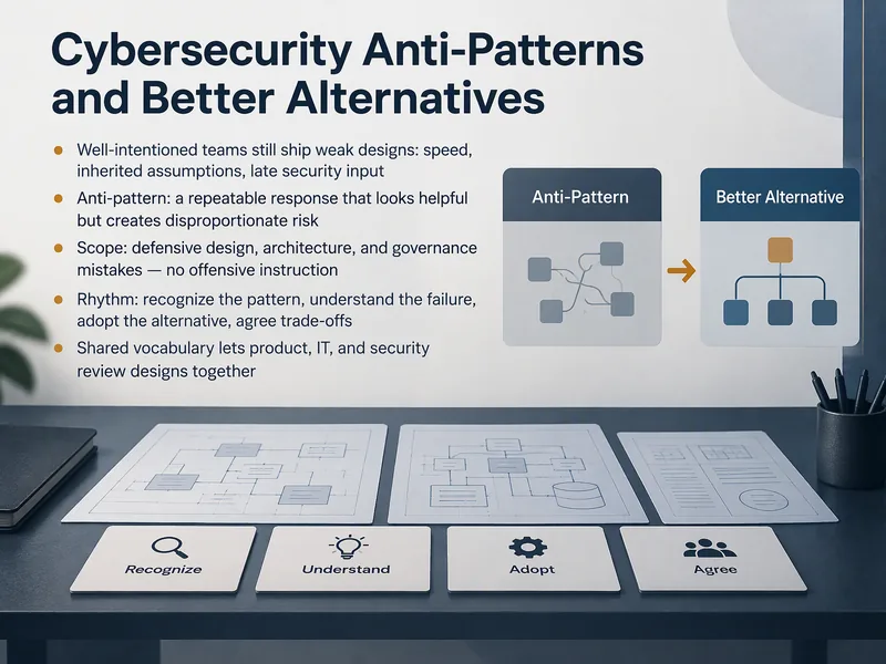 Cybersecurity Anti-Patterns and Safer Alternatives — digital-human course