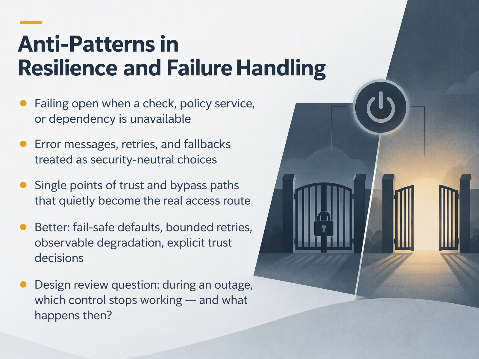 Anti-Patterns in Resilience and Failure Handling