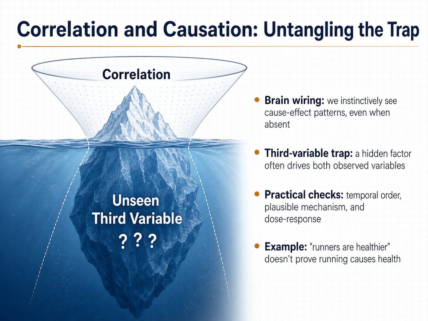 Correlation and Causation: Untangling the Trap
