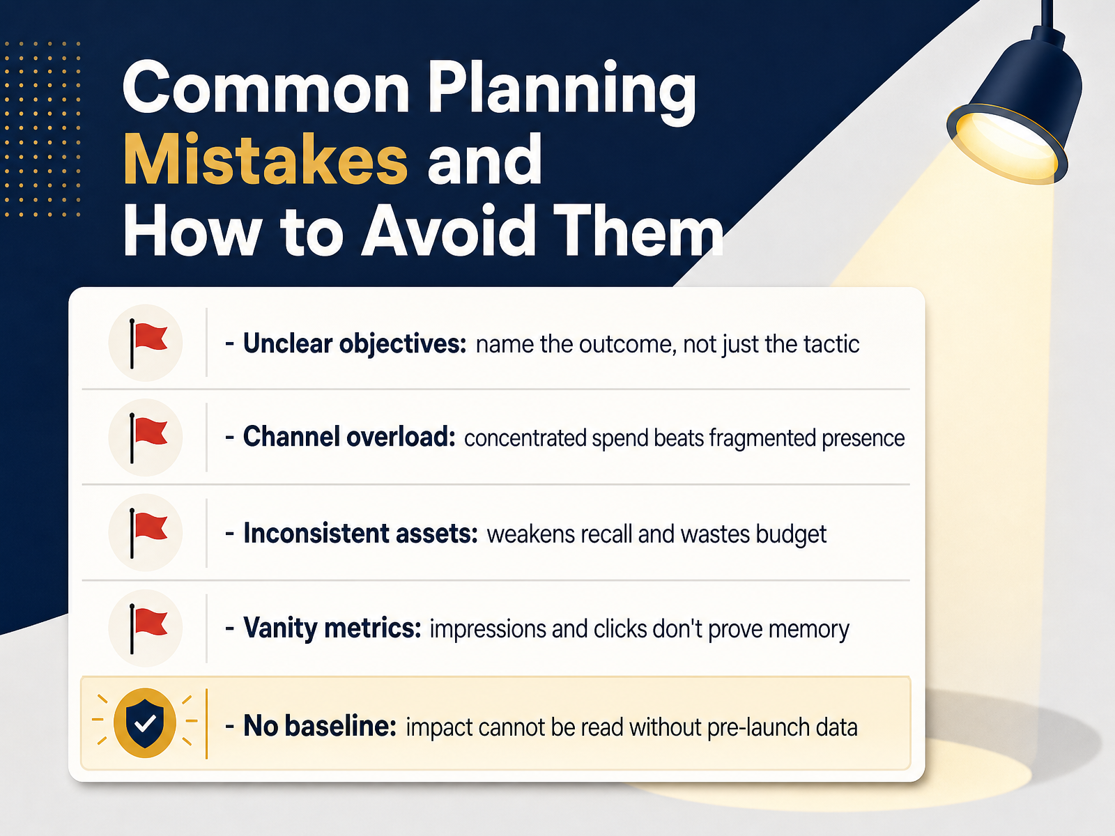 Common Planning Mistakes and How to Avoid Them