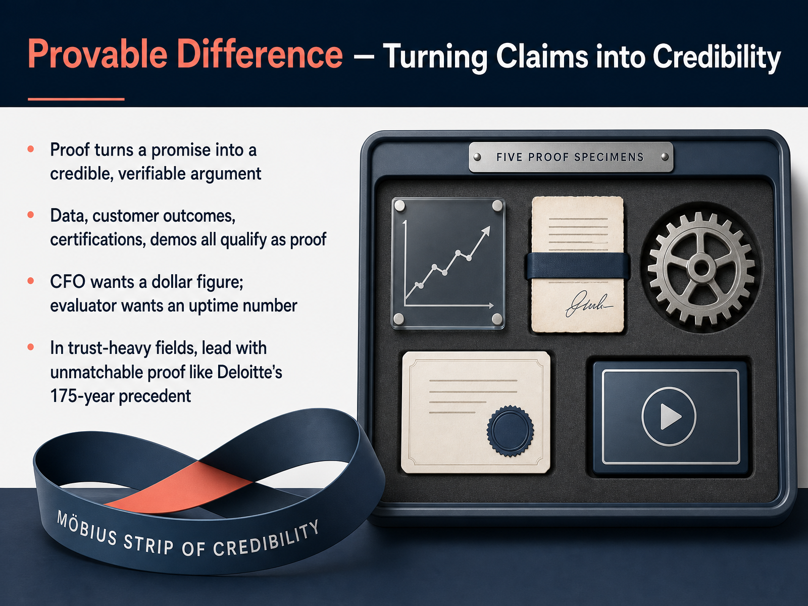 Provable Difference – Turning Claims into Credibility