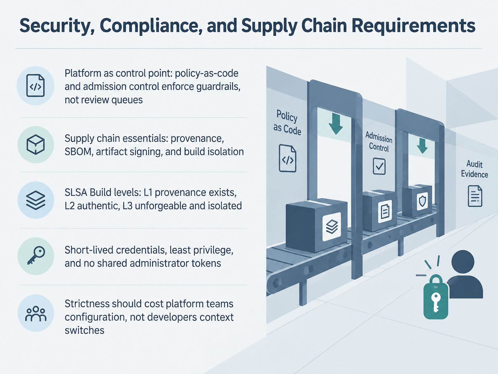Security, Compliance, and Supply Chain Requirements
