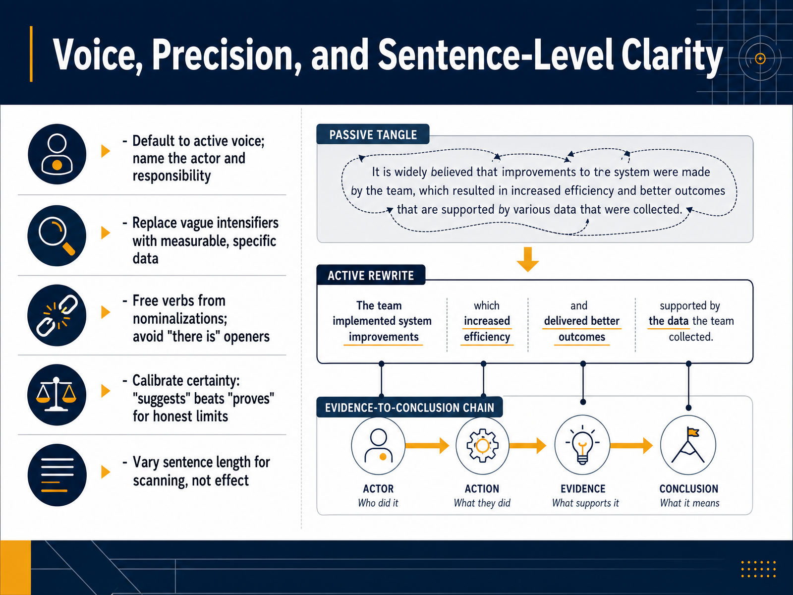 Voice, Precision, and Sentence-Level Clarity