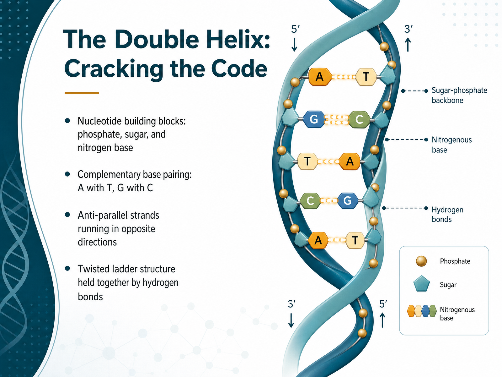 The Double Helix: Cracking the Code