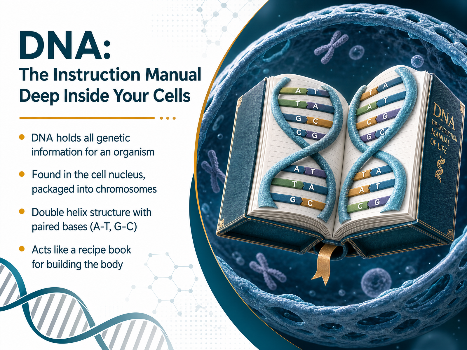 DNA: The Instruction Manual Deep Inside Your Cells