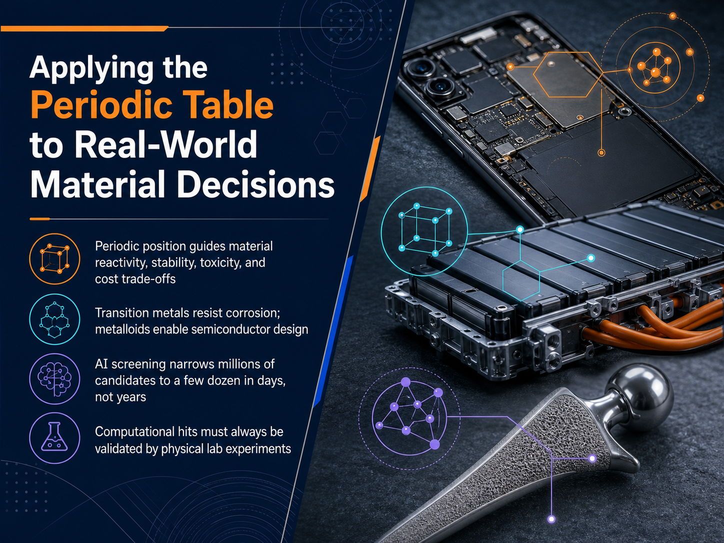 Applying the Periodic Table to Real-World Material Decisions