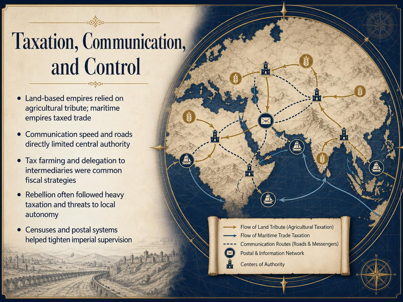 Taxation, Communication, and Control