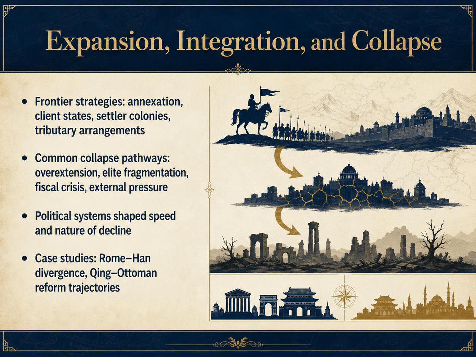 Expansion, Integration, and Collapse