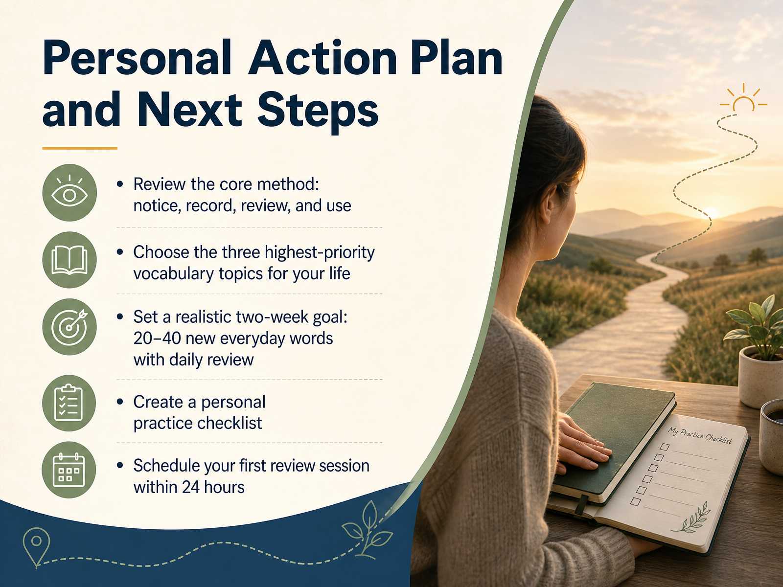 Personal Action Plan and Next Steps