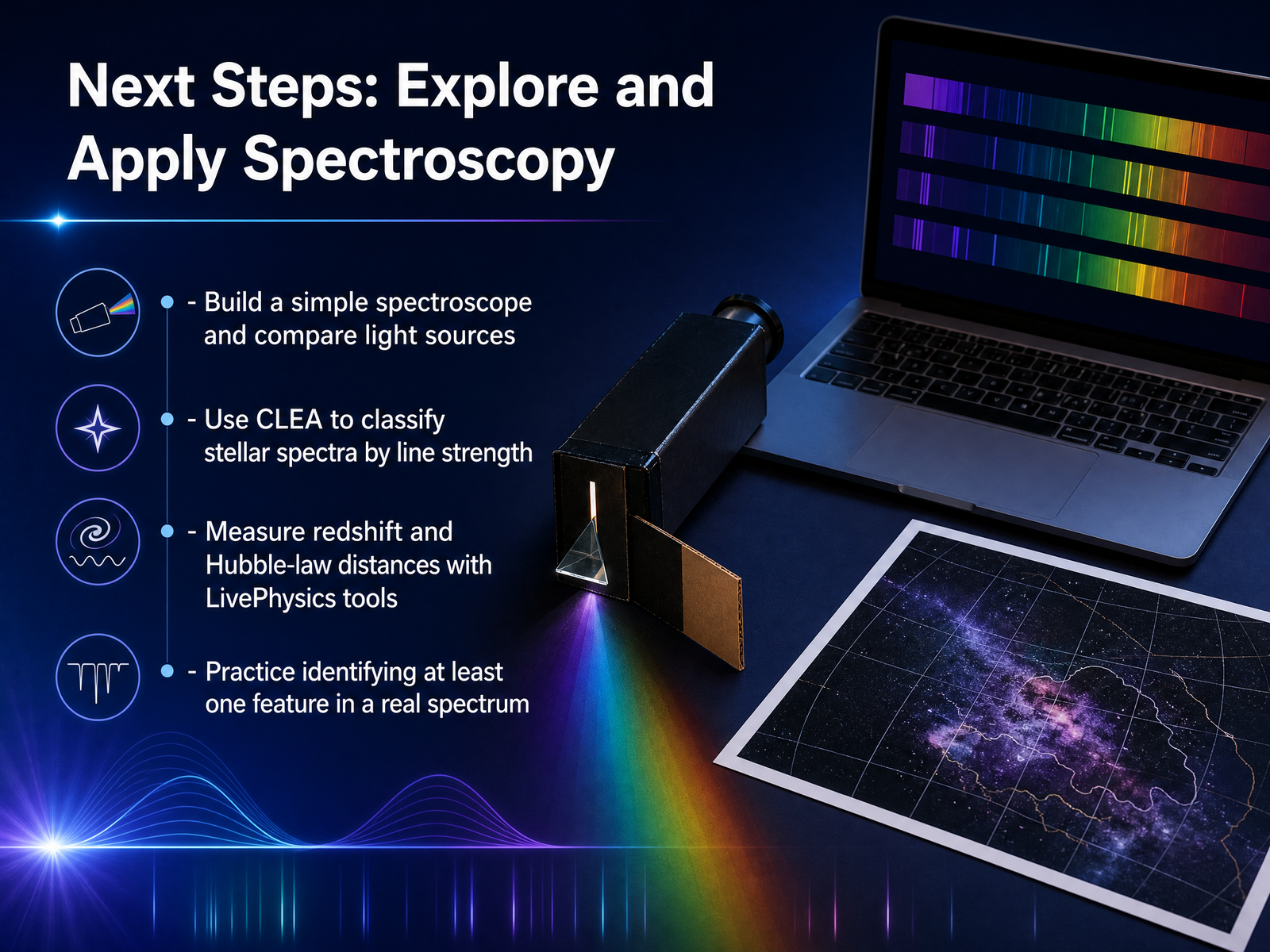 Next Steps: Explore and Apply Spectroscopy